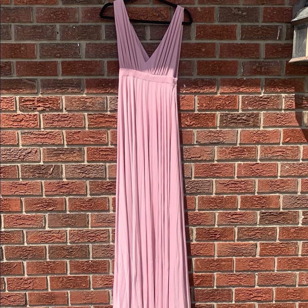Elegant Pink Goddiva Maxi Dress